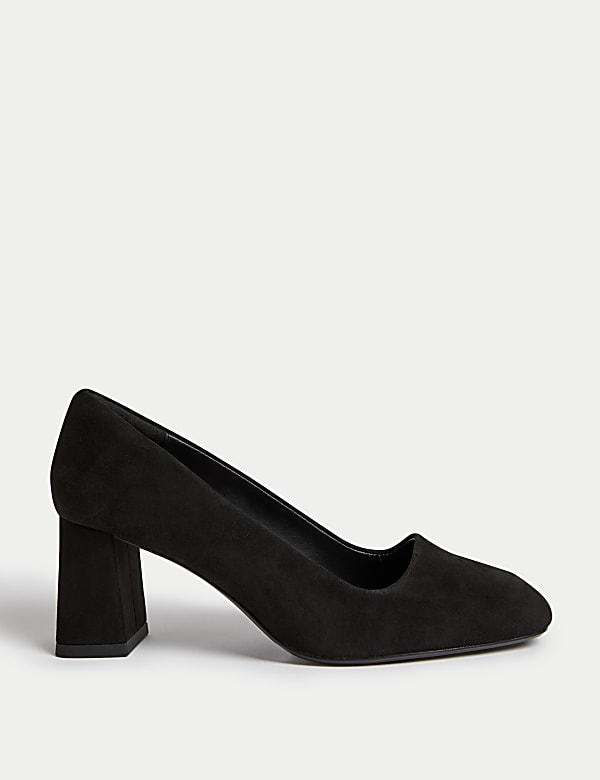 Black suede courts hot sale