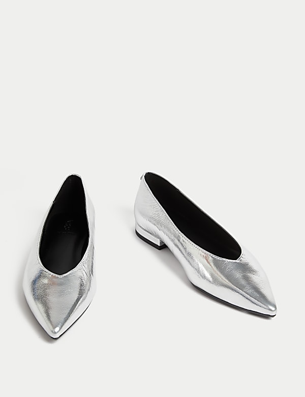 Leather Pointed Pump - JP