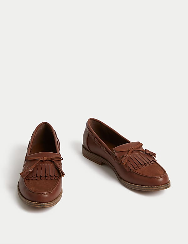 Tassel Bow Loafers - GR