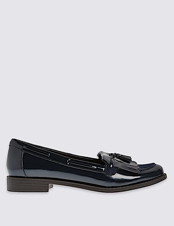 Patent Tassel Loafers