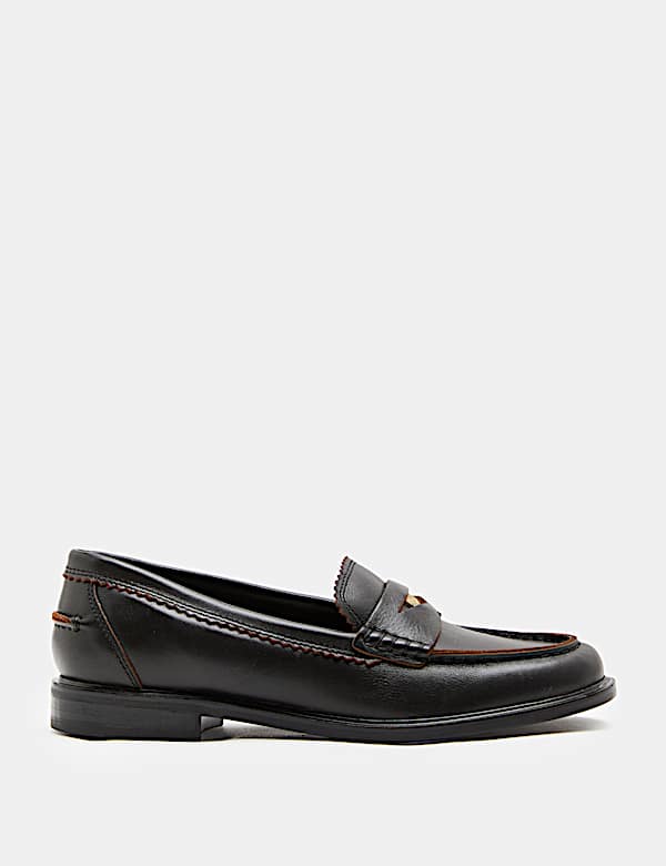 Leather Penny Loafers - SK