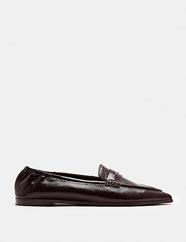 Leather Pointed Toe Loafer - JO