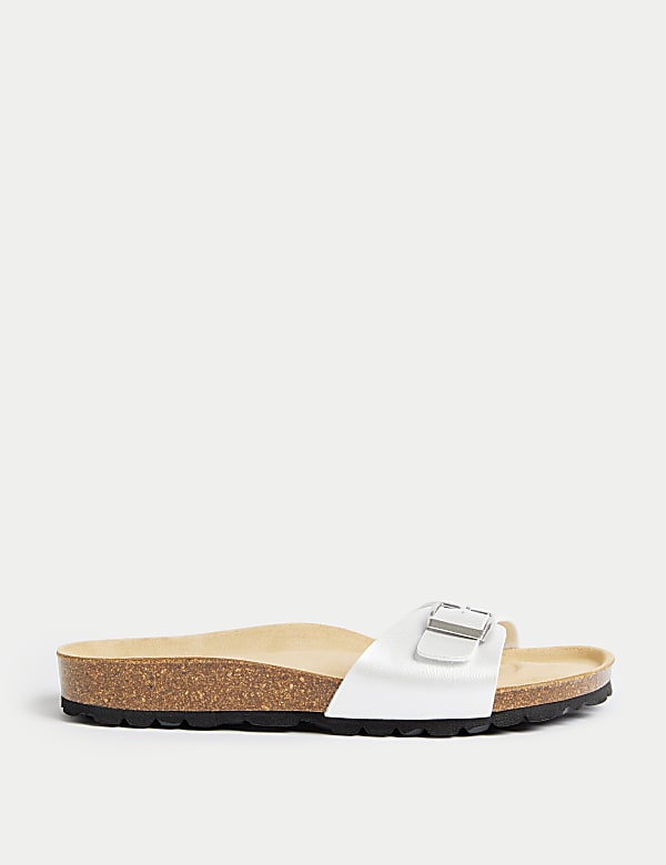 Buckle Footbed Sandals - IT