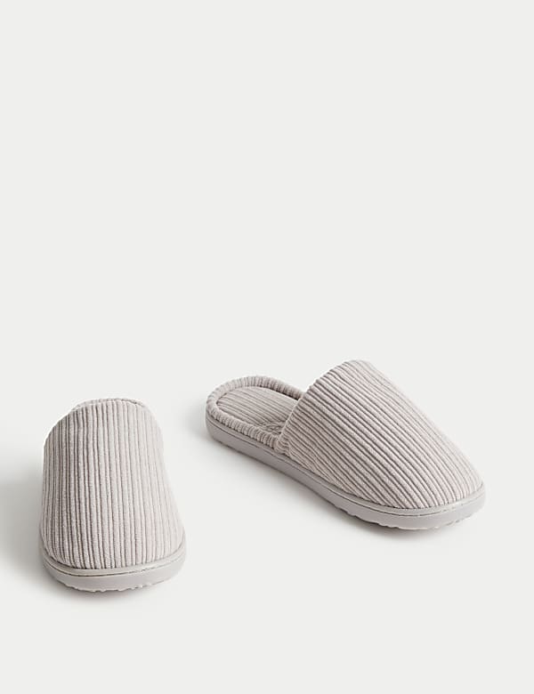 Faux Fur Lined Slippers with Secret Support - GR
