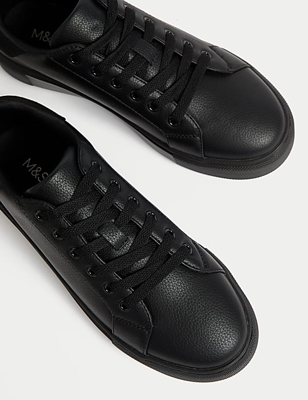 Lace Up Platform Trainers - NZ