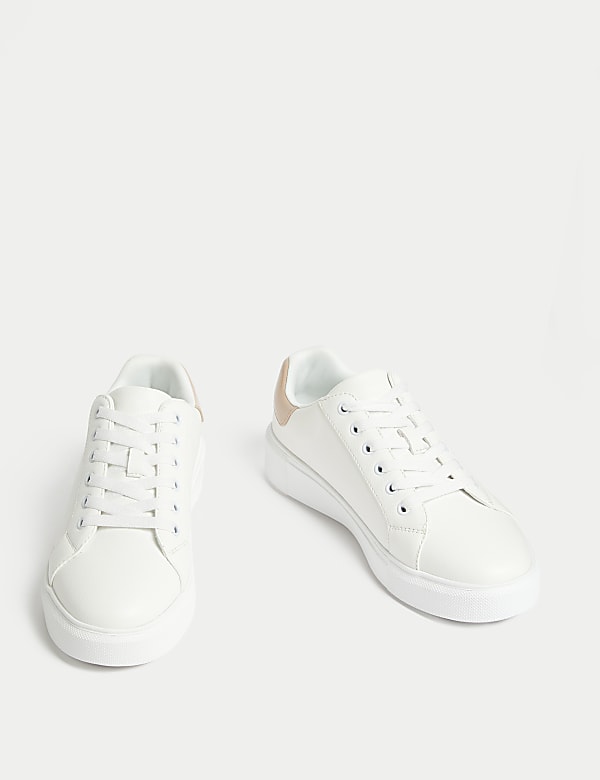 Lace Up Platform Trainers - SI