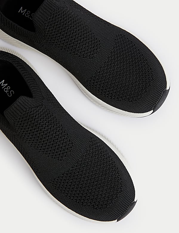 Knitted Slip On Trainers - PL