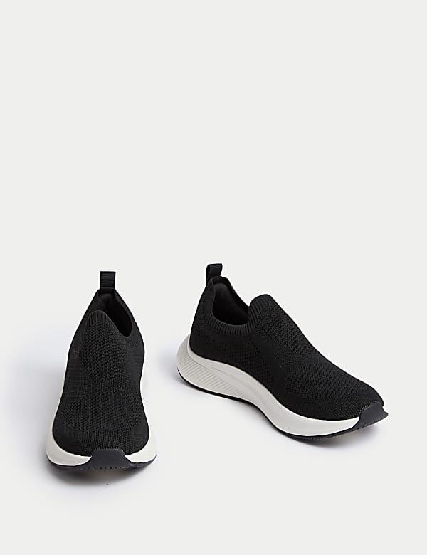 Knitted Slip On Trainers - PL