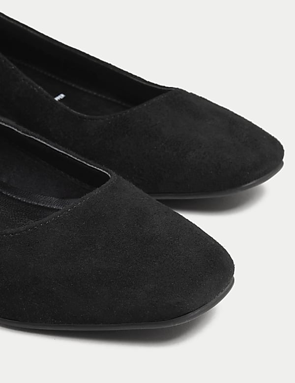 Suede Wedge Pumps
