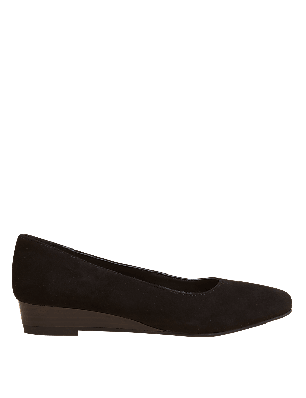 Marks and spencer black wedges clearance
