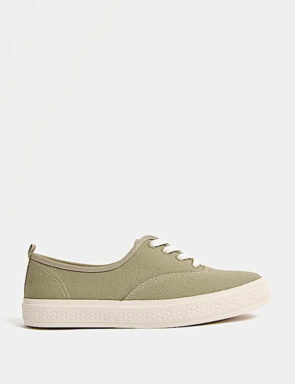Canvas Lace Up Trainers - MV