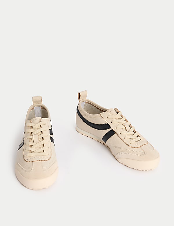 Leather Stripe Trainers - IS