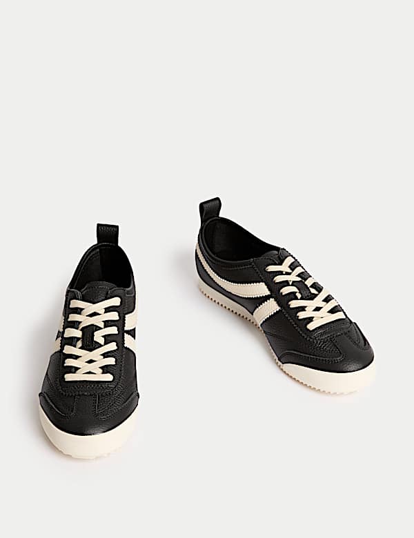 Leather Stripe Trainers - BN