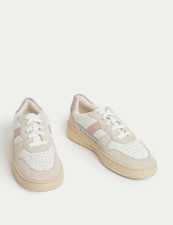 Leather Side Detail Trainers - CZ