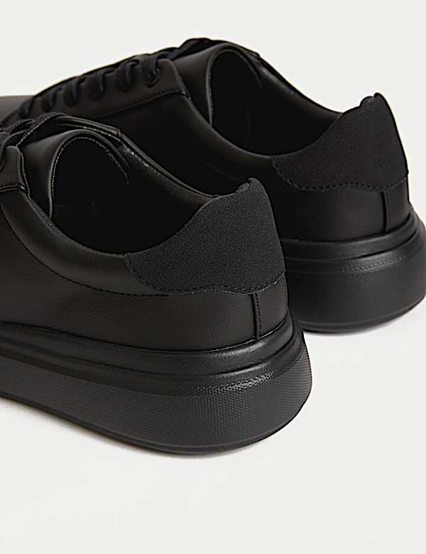 נעלי ספורט עם פלטפורמה ושרוכים - IL