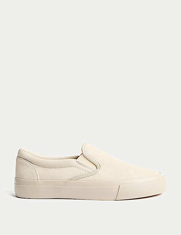 Suede Slip On Trainers - TW