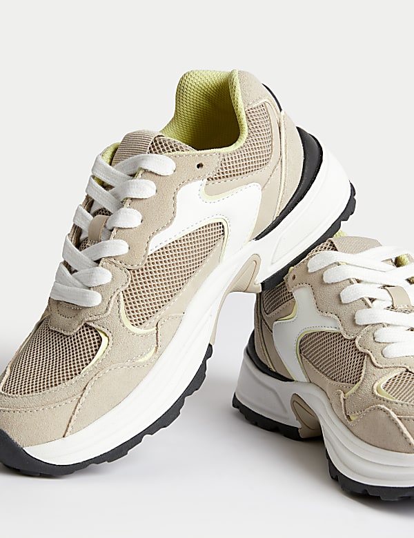 Chunky Mesh Detail Trainers - MX