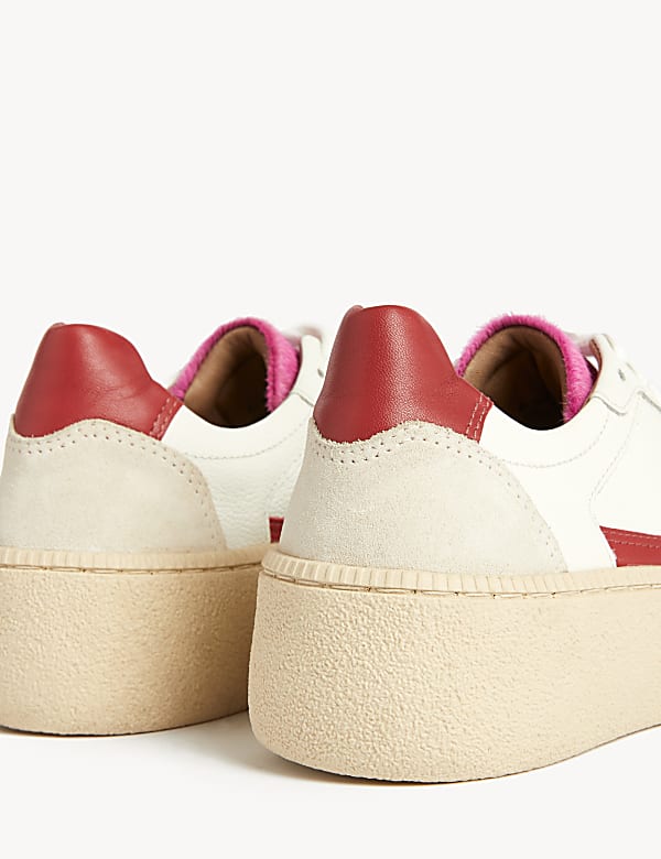 Lace Up Side Detail Trainers