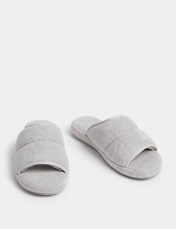 Open Toe Slider Slippers - JO