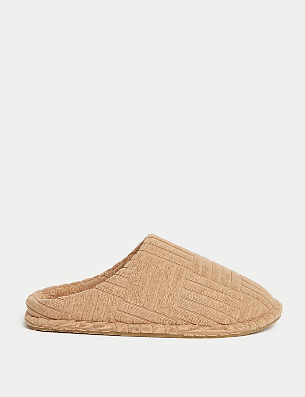 Round Toe Mule Slippers - CZ