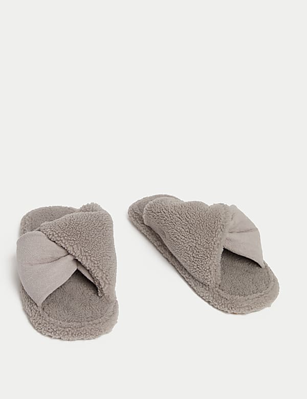 Borg Crossover Slider Slippers - AT