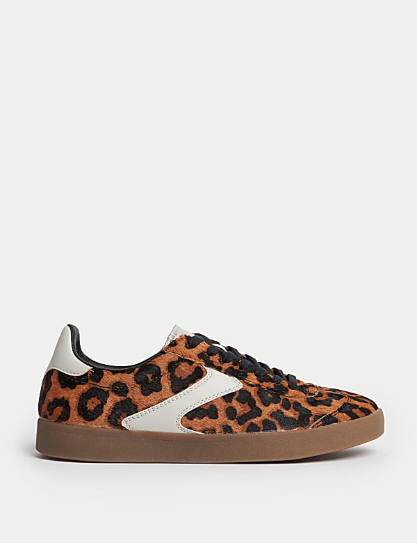 Black trainers with leopard print hotsell