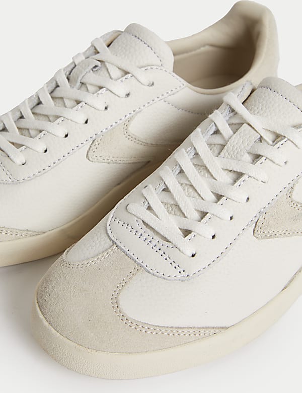 Leather Cupsole Side Detail Trainers - UA