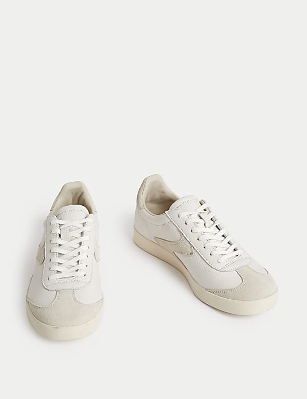 Leather Cupsole Side Detail Trainers - UA