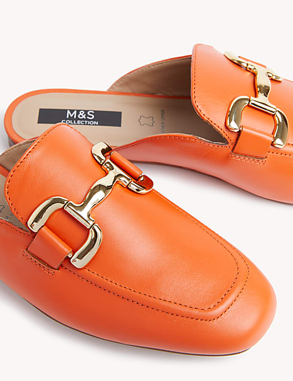 Leather Flat Loafers