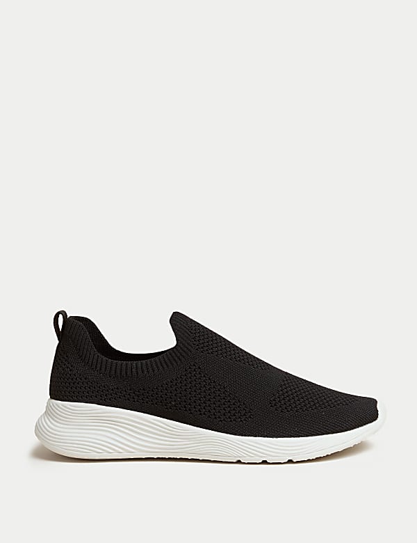 Knitted Slip On Trainers - JE