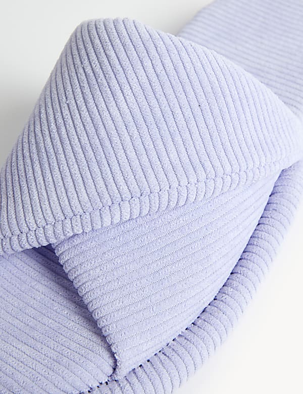 Cord Crossover Slippers