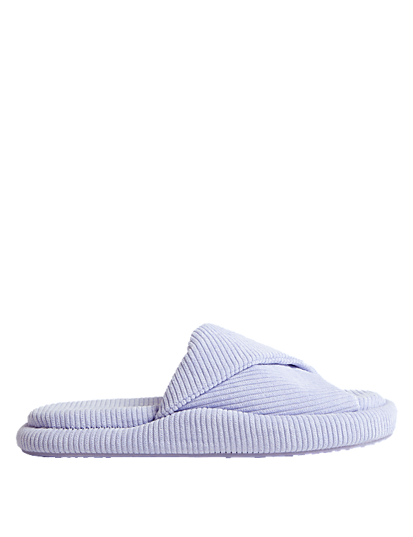 Cord Crossover Slippers