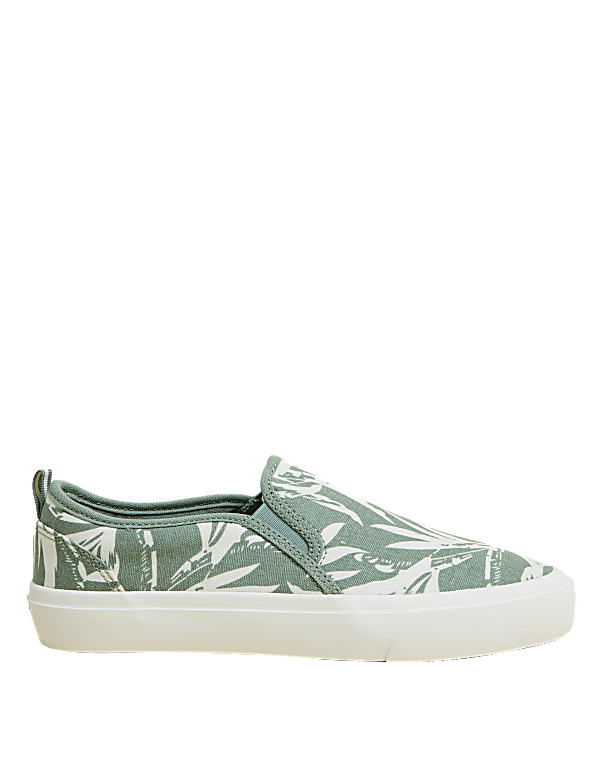 Canvas Slip On Trainers