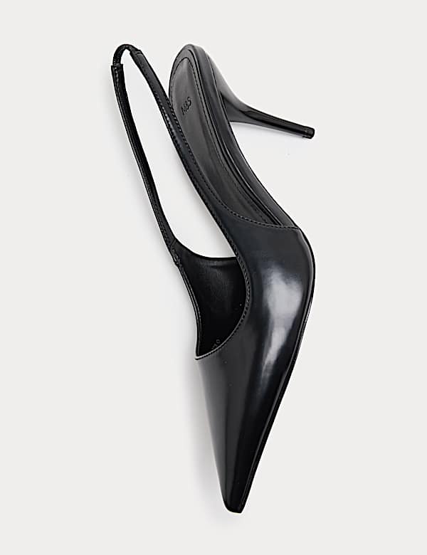 Stiletto Heel Pointed Sling Back Shoes - ES