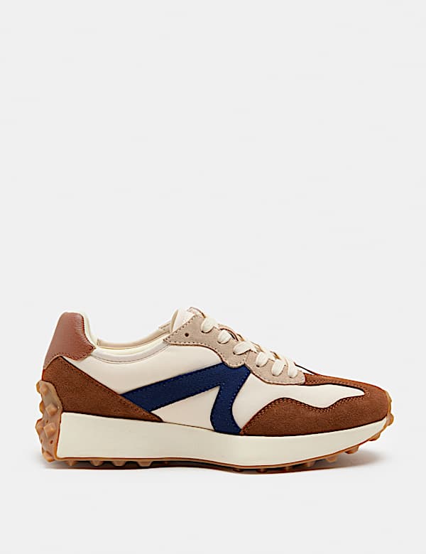 Suede Side Detail Trainers - GR