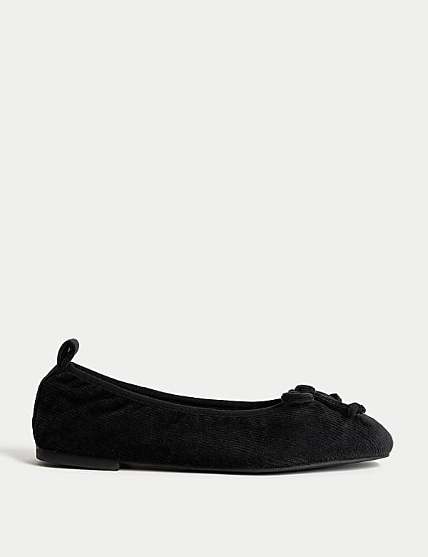 Bow Ballerina Slippers - CZ