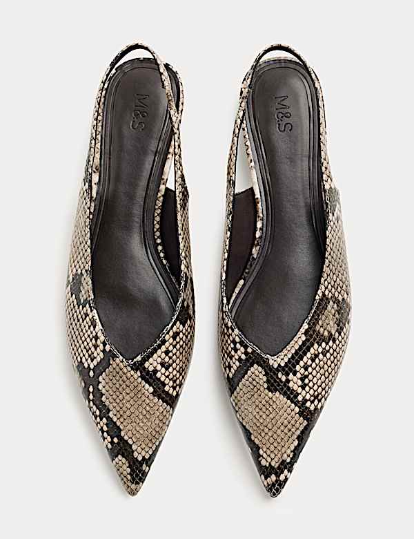 Micro Kitten Heel Slingback Sandals - US