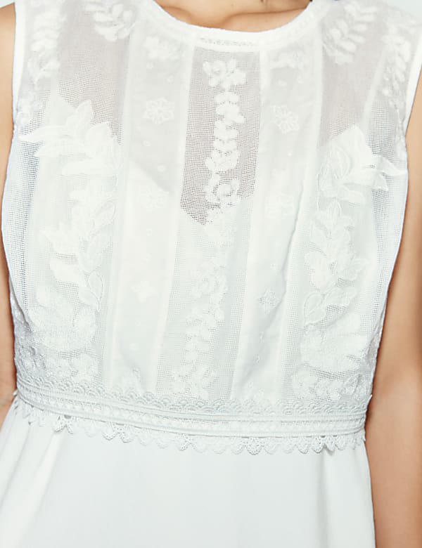 Mesh Panel Dress - BE