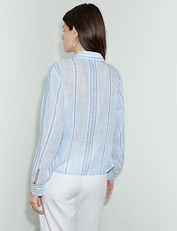 Pure Cotton Striped Shirt - SK