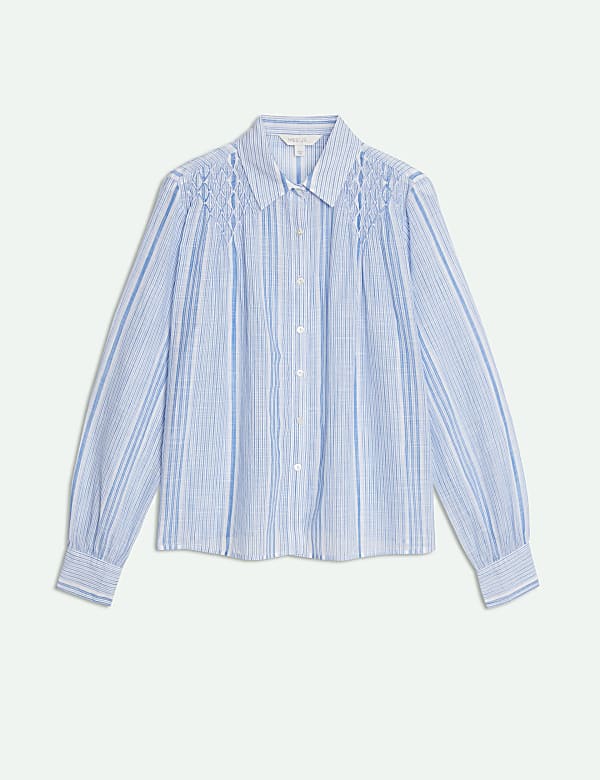 Pure Cotton Striped Shirt - SK