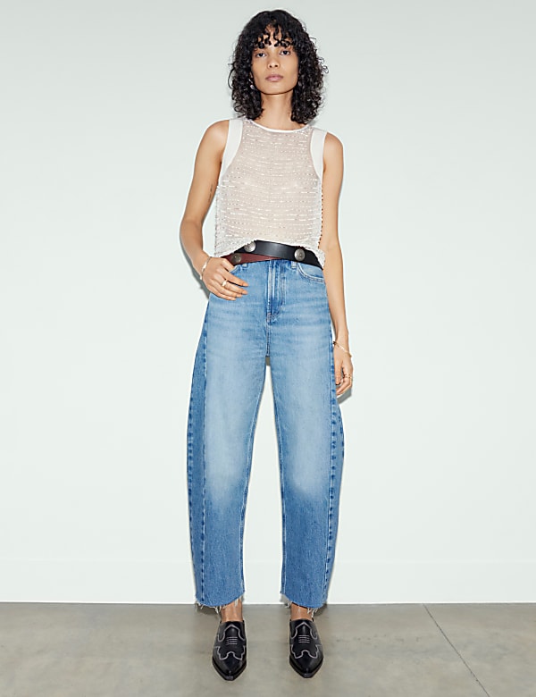 Sleeveless Beaded Tank Top - CA