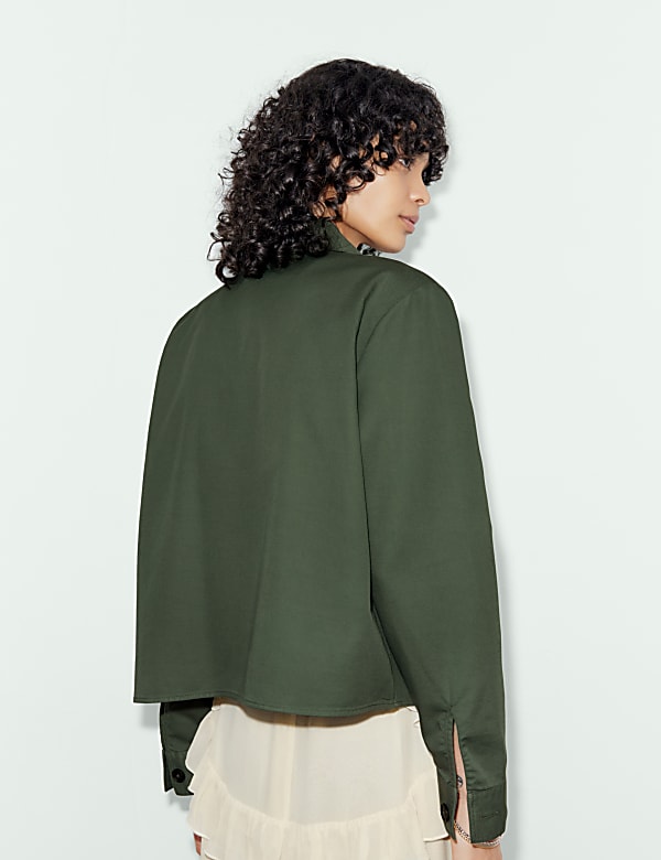 Pure Cotton Utility Jacket - BG