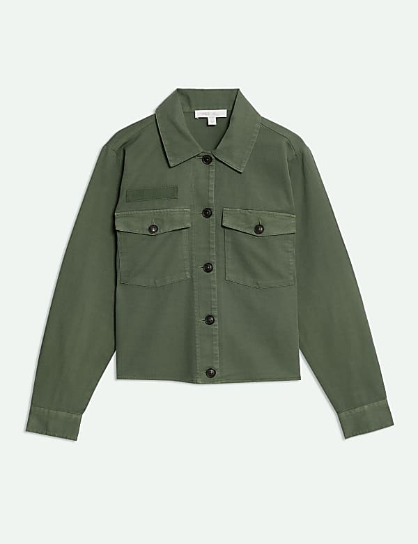 Pure Cotton Utility Jacket - BG