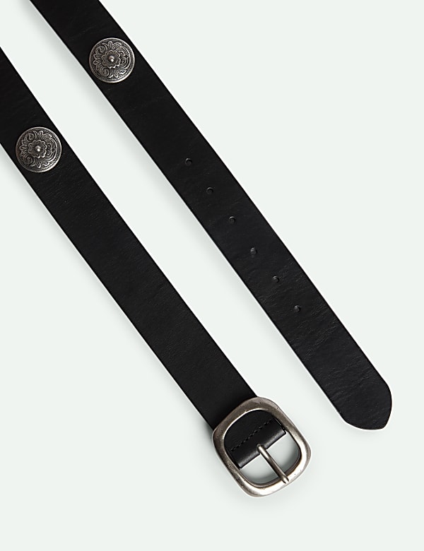 Leather Studded Belt - MV