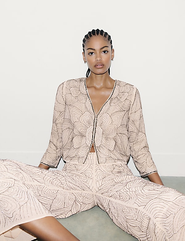 Relaxed Beaded Jacket - NL