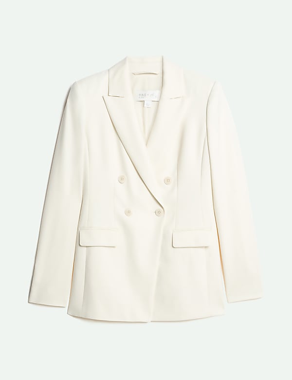 Wool-Blend Double-Breasted Blazer - KR