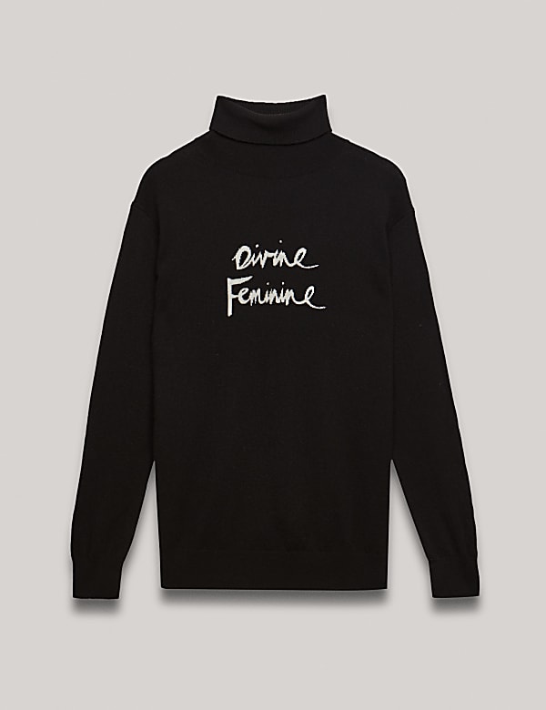 סוודר קשמיר טהור Divine Feminine - IL