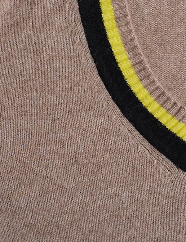 Mohair-Blend Oversized Cricket Jumper - CA