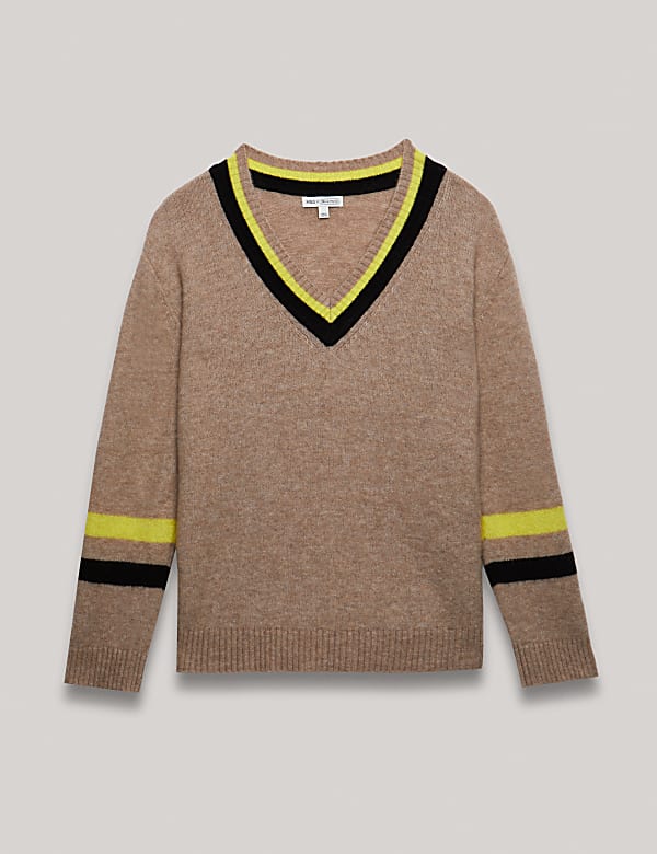 Mohair-Blend Oversized Cricket Jumper - CA