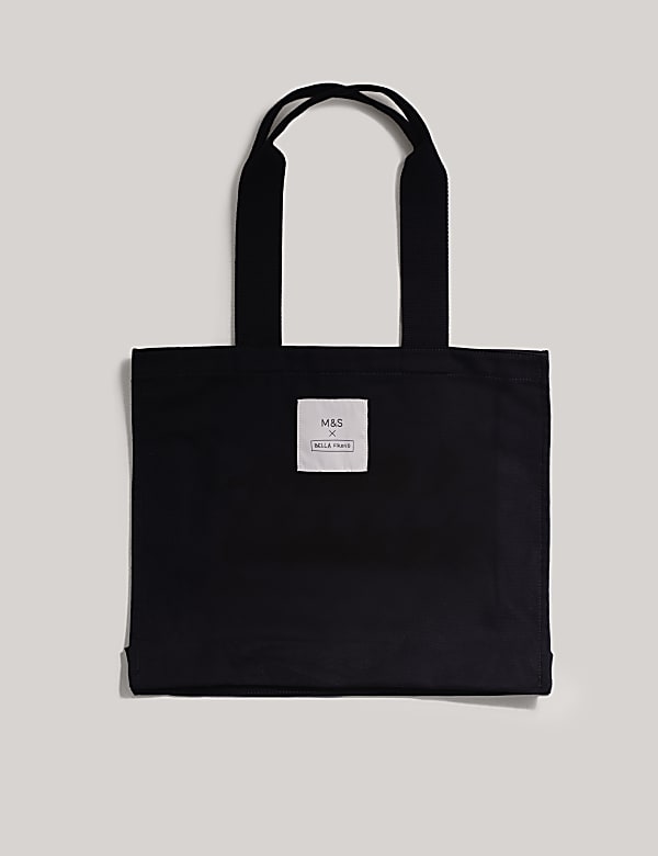 תיק רחב Divine Feminine מכותנת קנבס טהורה - IL